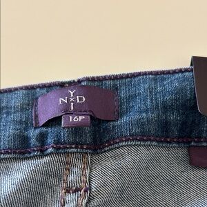 NYDJ Indigo Jeans with Violet Accents